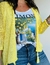 Conjunto hilo de seda amarillo mas remera nro 245 (limon italy)