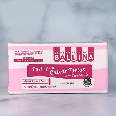 Pasta para cubrir tortas sabor chocolate x 3kg