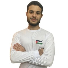 Camiseta Free Palestine Manga Longa na internet