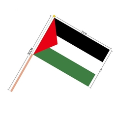 Bandeira de mão da Palestina