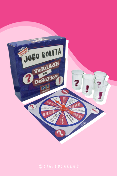 JOGO DA ROLETA - VERDADE OU DESAFIO - Cative Presentes