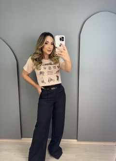 CROPPED TSHIRT ONÇA - comprar online