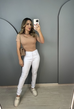 CALÇA JEANS SKINNY WHITE - comprar online