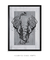 Quadro Decorativo Elefante e Árvore - loja online