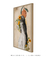 Quadro Decorativo Mulher Girassol Vintage - Pôster no Quadro