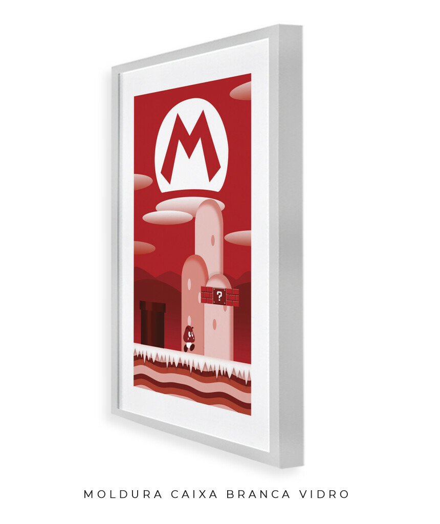 Quadro Decorativo Super Mario World - Quadros Mais,Sua loja de Quadros  Decorativos na Internet