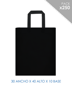 250 Bolsa ecologica negra 30x40x10cm