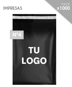 1000 Sobres Personalizados (50x60) Negro