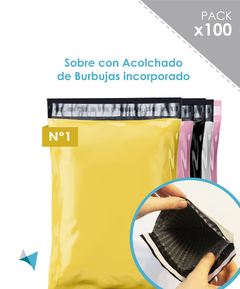 100 SOBRES BLANCO TRICAPA ACOLCHADO N1 - comprar online