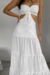 Vestido longo Bia off-white - loja online