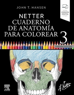 Netter Cuaderno de Anatomía para Colorear - 3era Edición - Hansen