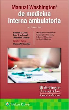 Manual WASHINGTON® de Medicina Interna Ambulatoria - 3ra ed - Lyons / McDonnell / Schmidt