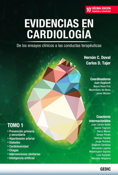 EVIDENCIAS EN CARDIOLOGIA (4 tomos) - 10MA EDICION - DOVAL/TAJER - comprar online
