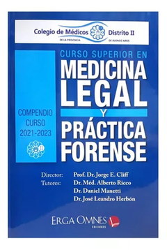 CURSO SUPERIOR EN MEDICINA LEGAL Y PRACTICA FORENSE 2021/2023 - Cliff