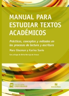 Manual Para Estudiar Textos Académicos - Mara Glozman