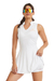 Vestido com Short Tenis Clássico Branco - comprar online