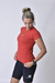 Camiseta Baby Look Tech Run Básica Vermelha - comprar online