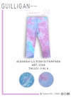 CALZA ALG/LYCRA ESTAMPADA 2260