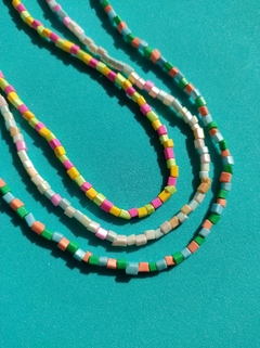 Choker quadradinhos coloridos - comprar online