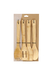 Set x 4 utensilios de bambú