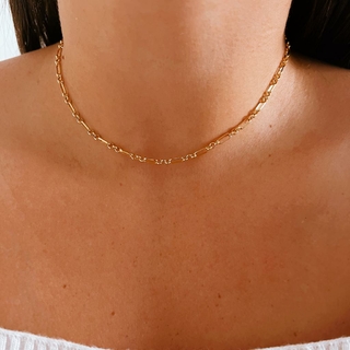 Choker Dourada Elos Thaís