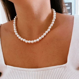 Choker De Pérolas Grande