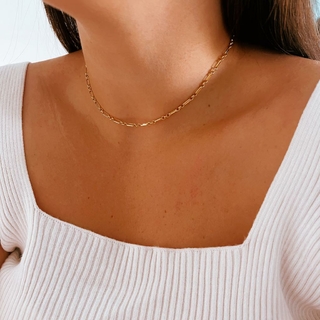 Choker Dourada Elos Thaís