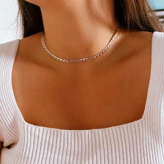 Choker Dourado de Elos Paola