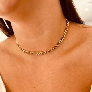 Choker Dourada Noemia