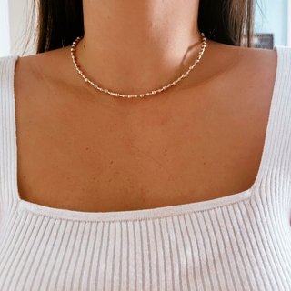 Choker de Pérola Rose Laura