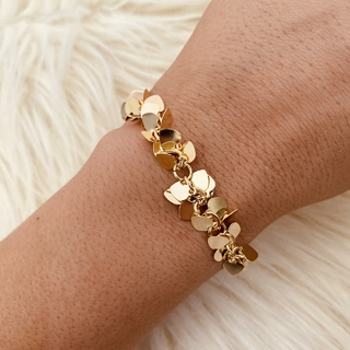 Pulseira Coração dourado Paloma