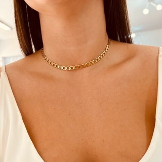 Choker Dourada Serena