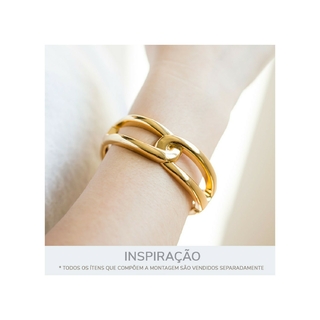 Bracelete Dourado Dafne