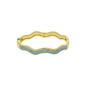 Bracelete Onda azul Glitter