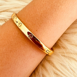 Bracelete Dourado Alice