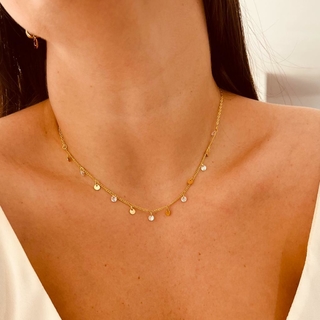 Choker dourada Sabrina