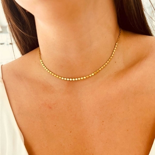 Choker dourada Charlotte