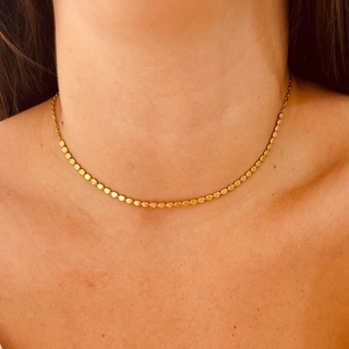 Choker dourada Charlotte