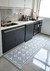 Alfombra vinílica MARGE GREY de 60x100 - ZETA HomeDeco