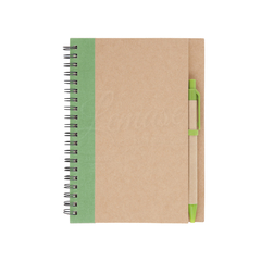 Libreta ecologica con boligrafo - tienda online