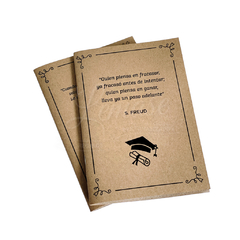 30 Libretas Kraft A6 Personalizadas - tienda online