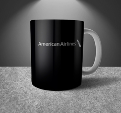 TAZA LINEA BLACK AMERICAN AIRLINES