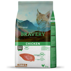 GATO CACHORRO 2KG (BRAVERY POLLO)