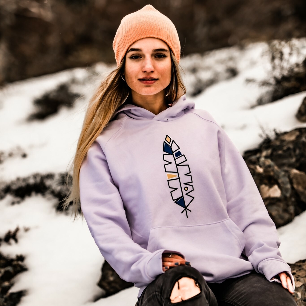 Buzo hoodie Pluma - Blanco