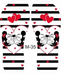 Lonita com estampa de minnie e mickey M-35