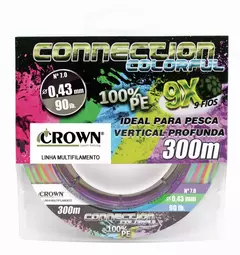Linha Multifilamento Connection 9X - Colorfull 300Mts