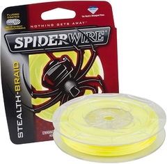 Linha Multifilamento Spiderwire Amarela - 274 Mts