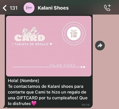 gift card kalani - comprar online