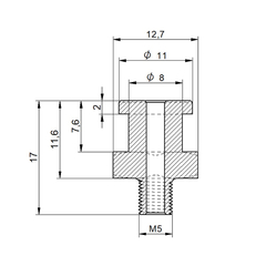 Suporte para Ventosa ELT-17-M5 na internet