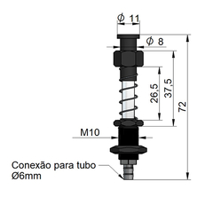 Suporte para Ventosa M10-L75-11B na internet